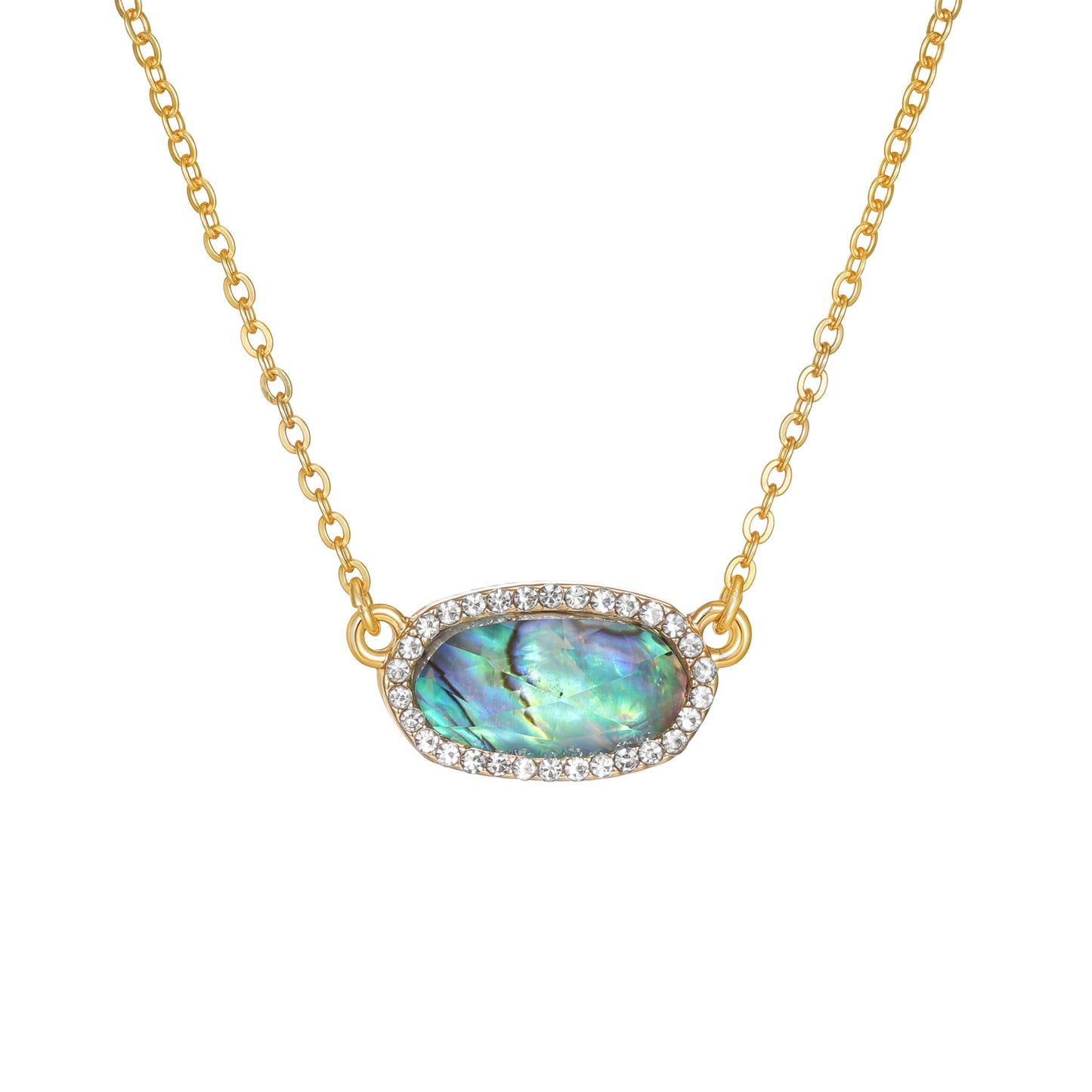 SEADAY Dainty Women's Necklace, Pendant Necklace for Women Everyday Wear, Trendy Jewelry Christmas and Birthday Gifts, Plated Gold Necklace with Pendant, Tarnish-resistant & Adjustable Length Chain