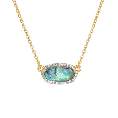 SEADAY Dainty Women's Necklace, Pendant Necklace for Women Everyday Wear, Trendy Jewelry Christmas and Birthday Gifts, Plated Gold Necklace with Pendant, Tarnish-resistant & Adjustable Length Chain