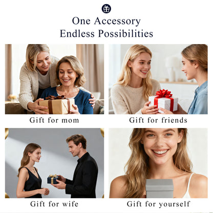 SEADAY Dainty Women's Necklace, Pendant Necklace for Women Everyday Wear, Trendy Jewelry Christmas and Birthday Gifts, Plated Gold Necklace with Pendant, Tarnish-resistant & Adjustable Length Chain