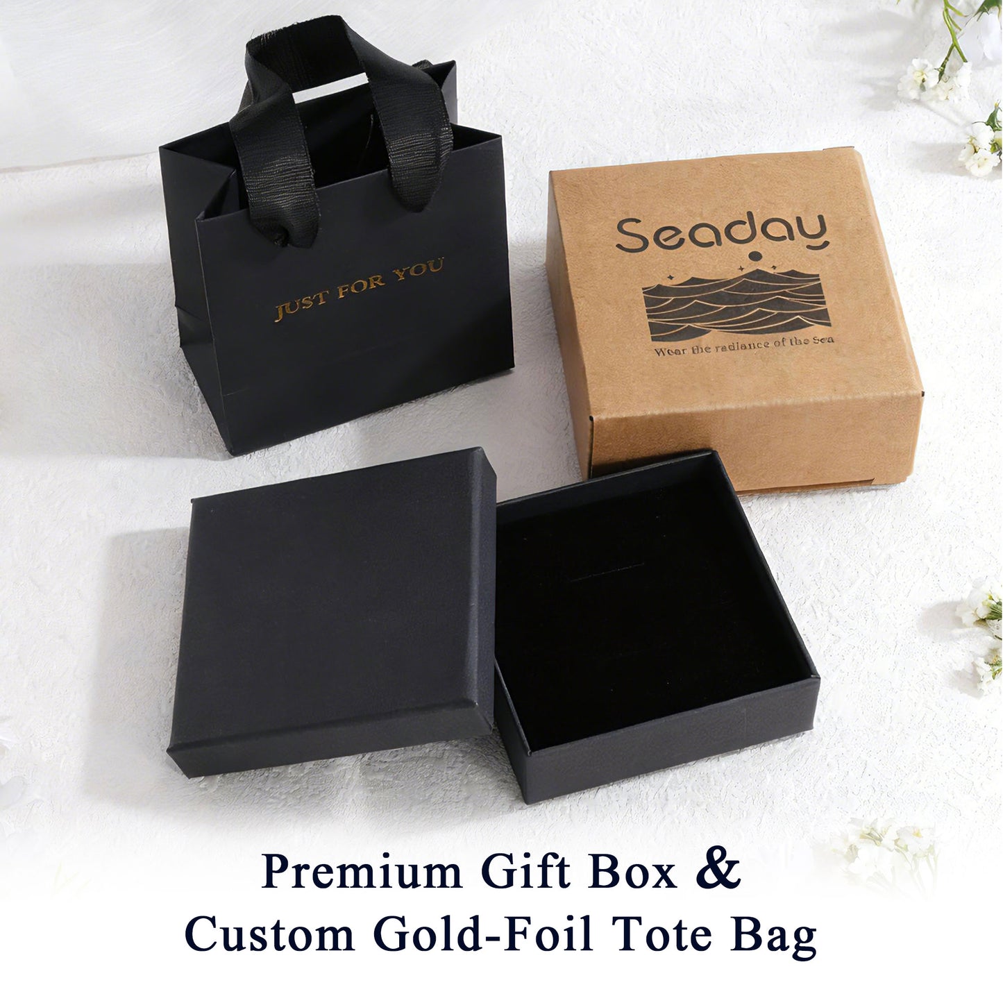 SEADAY Dainty Women's Necklace, Pendant Necklace for Women Everyday Wear, Trendy Jewelry Christmas and Birthday Gifts, Plated Gold Necklace with Pendant, Tarnish-resistant & Adjustable Length Chain